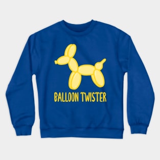 Balloon Twister! (Yellow) Crewneck Sweatshirt